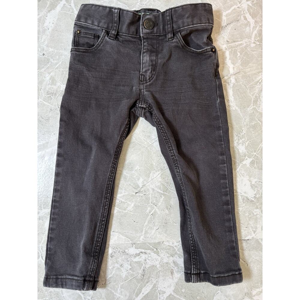 H&M Toddler Skinny Fit Black Jeans Size 1.5-2T Unisex Stretch